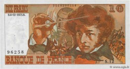 Country : FRANCE 
Face Value : 10 Francs BERLIOZ sans signatures Fauté 
Date : 06 décembre 1973 
Period/Province/Bank : Banque de France, XXe siècl...