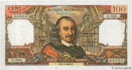 Country : FRANCE 
Face Value : 100 Francs CORNEILLE Spécimen 
Date : (1975) 
Period/Province/Bank : Banque de France, XXe siècle 
Catalogue refere...