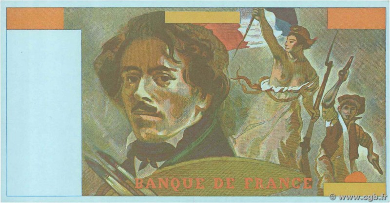 Country : FRANCE 
Face Value : 100 Francs DELACROIX Épreuve 
Date : (1978) 
P...