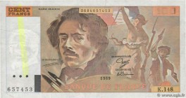 Country : FRANCE 
Face Value : 100 Francs DELACROIX modifié Fauté 
Date : 1989 
Period/Province/Bank : Banque de France, XXe siècle 
Catalogue ref...