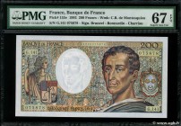 Country : FRANCE 
Face Value : 200 Francs MONTESQUIEU 
Date : 1992 
Period/Province/Bank : Banque de France, XXe siècle 
Catalogue reference : F.7...