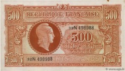 Country : FRANCE 
Face Value : 500 Francs MARIANNE 
Date : 1945 
Period/Province/Bank : Trésor 
Catalogue reference : VF.11.03 
Additional refere...