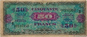 Country : FRANCE 
Face Value : 50 Francs DRAPEAU 
Date : 1944 
Period/Province/Bank : Trésor 
Catalogue reference : VF.19.02 
Additional referenc...