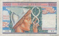 Country : FRANCE 
Face Value : 1000 Francs TRÉSOR PUBLIC 
Date : 1955 
Period/Province/Bank : Trésor 
Catalogue reference : VF.35.01 
Additional ...
