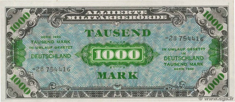 Country : GERMANY 
Face Value : 1000 Mark 
Date : 1944 
Period/Province/Bank ...