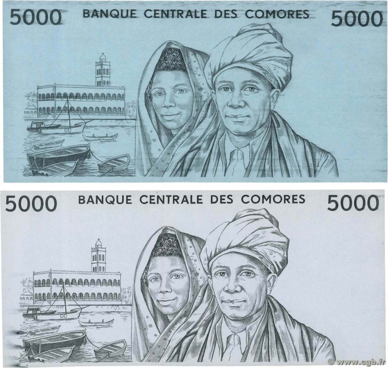 Country : COMOROS 
Face Value : 5000 Francs Lot 
Date : (1976) 
Period/Provin...