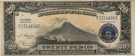 Country : PHILIPPINES 
Face Value : 20 Pesos 
Date : (1944) 
Period/Province/Bank : Victory Issue 
Catalogue reference : P.98a 
Alphabet - signat...