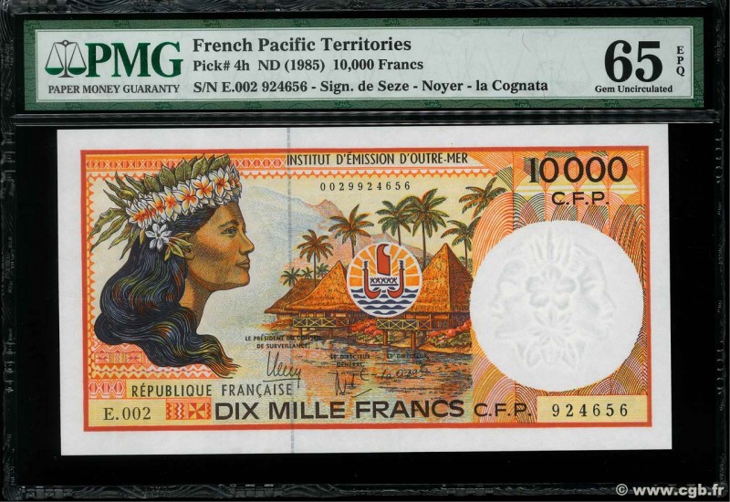 Country : POLYNESIA, FRENCH OVERSEAS TERRITORIES 
Face Value : 10000 Francs 
D...