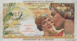 Country : REUNION ISLAND 
Face Value : 20 NF sur 1000 Francs Union Française 
Date : (1967) 
Period/Province/Bank : Institut d'Émission des Départe...