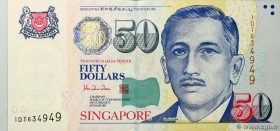 Country : SINGAPORE 
Face Value : 50 Dollars 
Date : (1999) 
Period/Province/Bank : Board of Commissioners Currency 
Catalogue reference : P.41a ...