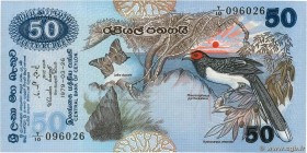 Country : SRI LANKA 
Face Value : 50 Rupees 
Date : 26 mars 1979 
Period/Province/Bank : Central Bank of Ceylon 
Catalogue reference : P.87a 
Alp...