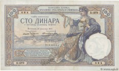 Country : YUGOSLAVIA 
Face Value : 100 Dinara 
Date : 30 novembre 1920 
Period/Province/Bank : Banque Nationale du Royaume des Serbes, Croates et S...