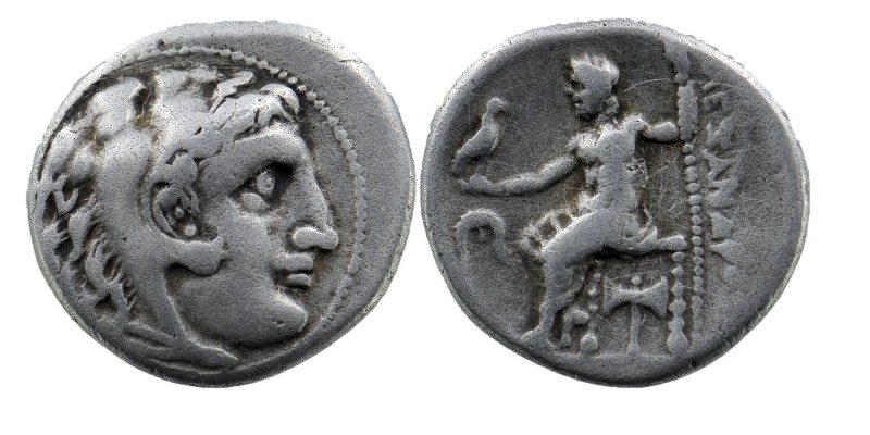 Kings of Macedon, Demetrios I Poliorketes AR Drachm
In the name and types of Ale...