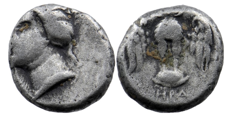 Pontos. Amisos . 400-300 BC. Ar Drachm.
Turreted bust of Hera-Tyche right.
Rev: ...