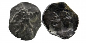 IONIA, Phokaia. Circa 625/0-522 BC. AR Obol
Female/ Athena head left, wearing helmet or close fitting cap
Quadripartite incuse square.
SNG Copenhagen ...