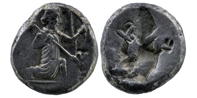 PERSIA, Achaemenid Empire. temp. Darios I to Xerxes II. Circa 485-420 BC. AR Sig...