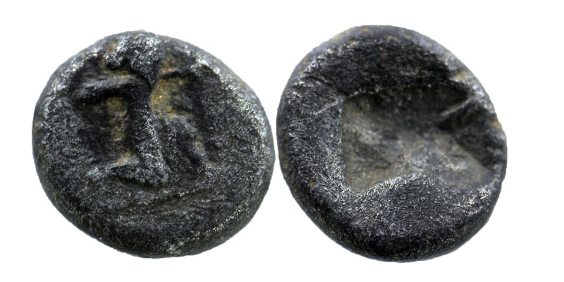 Persia, Achaemenid Kings AR Third-Siglos. Circa 500-485 BC.
Persian king or hero...