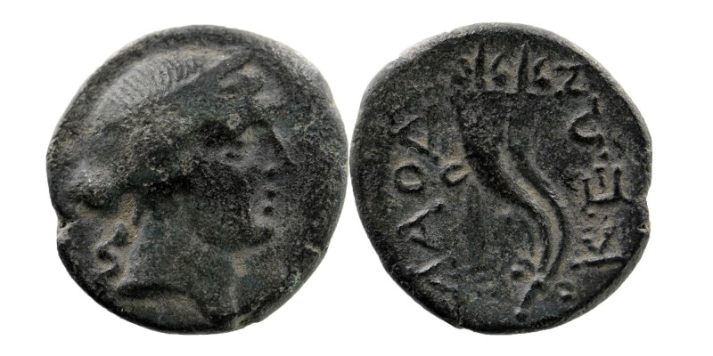 PHRYGIA. Laodicea. Ae (Circa 133/88-67 BC).
Obv: Diademed female head right.
Rev...