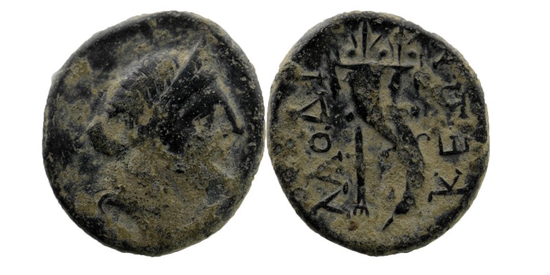 PHRYGIA. Laodicea. Ae (Circa 133/88-67 BC).
Obv: Diademed female head right.
Rev...