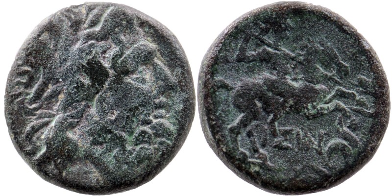 PISIDIA. Isinda. Ae (2nd-1st centuries BC).
Obv: Laureate head of Zeus right.
Re...