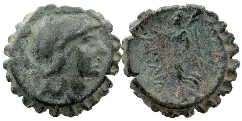 KINGS OF CAPPADOCIA. Ariarathes V Eusebes Philopator (Circa 163-130 BC). Serrate...