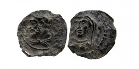 Cilicia, Uncertain, 4th century BC. AR Hemiobol
Veiled facing female bust.
Rev: Head of Herakles left lion skin tied around neck. 
Cf. SNG BnF 220–1 (...