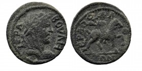 PHRYGIA. Hierapolis. Pseudo-autonomous. Ae (2nd-3rd century AD).
Obv: IEPA BOVLH.
Laureate, veiled and draped bust of Boule right.
Rev: IЄPAΠOΛЄITΩN.
...