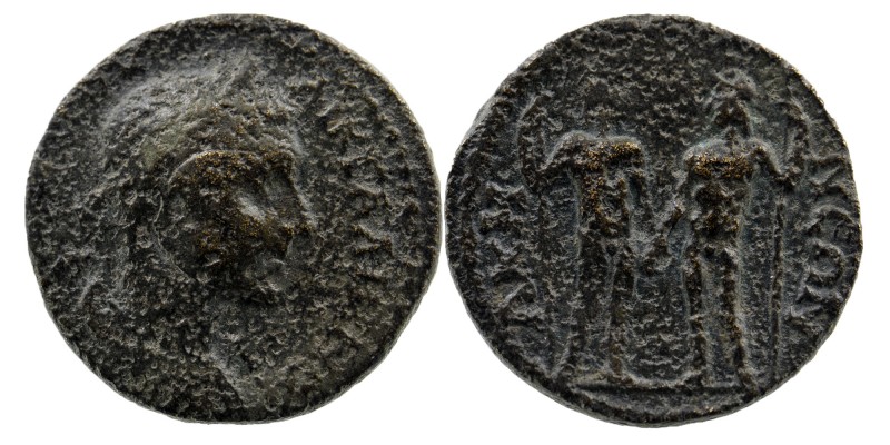 Phrygia. Akmoneia. Gallienus AD 253-268.
Draped, cuirassed and laureate bust rig...