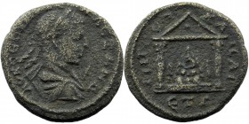 CAPPADOCIA. Caesarea. Severus Alexander (222-235). Ae.
Laureate, draped and cuirassed bust right
Rev: Distyle temple, with star in pediment and contai...
