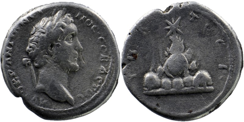 CAPPADOCIA. Caesarea. Antoninus Pius (138-161). Drachm
Obv: ΑVΤΟΚΡ ΑΝΤωΝЄΙΝΟС СЄ...