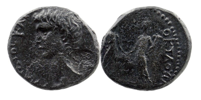 CAPPADOCIA, Caesaraea-Eusebia. Britannicus, 41-55
OBV: KΛAYΔIOC KAICAP BPITANNIK...