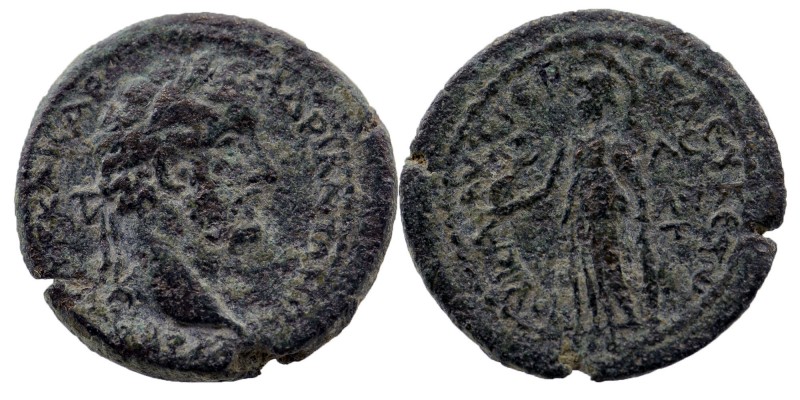 CILICIA. Seleukeia ad Kalykadnon. Antoninus Pius (138-131). Ae.
Obv: AVT KAICAP ...