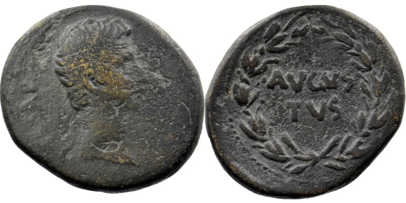 SYRIA. Seleucis and Pieria. Antioch. Augustus (27 BC-AD 14). AE
Obv: CAESAR .
Re...