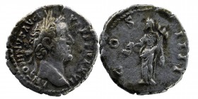 Antoninus Pius; 138-161 AD, Rome. AR. Denarius
Laurated head tight.
Rev:COS IIII, Vesta standing holding simpulum and Palladium.
RIC III, 229b
3,23 gr...