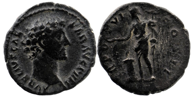 Marcus Aurelius (Caesar, 139-161). AR Denarius 
Bare-headed and draped bust righ...