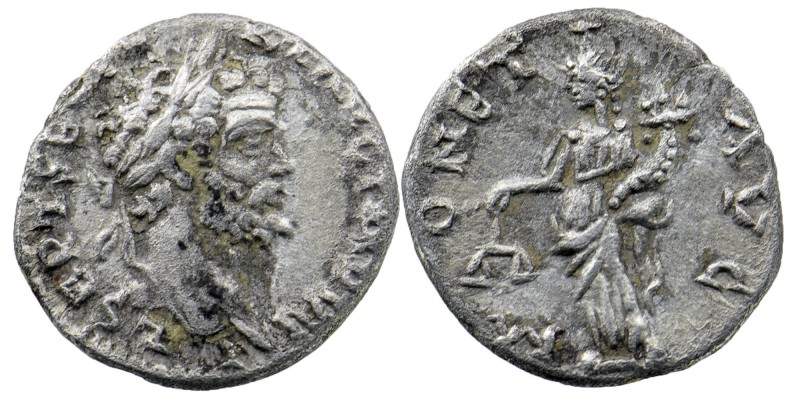 Septimius Severus. A.D. 193-211. AR denarius
Laureate head of Septimius Severus ...