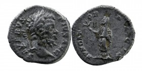 Septimius Severus AR Denarius. Rome, AD 201-202
Laureate head right.
Rev: Severus, togate, standing left, holding branch.
RIC IV 265; RSC 205.
2,90 gr...