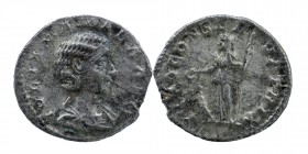 Aquilia Severa, Augusta, 220-221 & 221-222. 
Denarius aR
2,75 gr. 19 mm