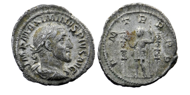 Maximinus I Thrax AD 235-238. Rome. Denarius AR
Laureate, draped and cuirassed b...