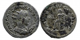 Gordianus III Pius (238-244 AD). AR Antoninianus 
Radiate, draped and cuirassed bust right.
Rev: Apollo seated left, resting elbow on lyre. 
RIC 87;
3...