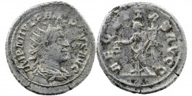 Philip II AR Antoninianus. Antioch, 247. AR
Radiate, draped and cuirassed bust right.
Rev: Aequitas standing left., holding scales and cornucpiae.
RIC...