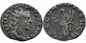 Gallienus (253-268) AR antoninianus. Rome
Radiate and cuirassed bust right
Rev: Concordia standing left holding patera and double cornucopiae.
RIC 132...