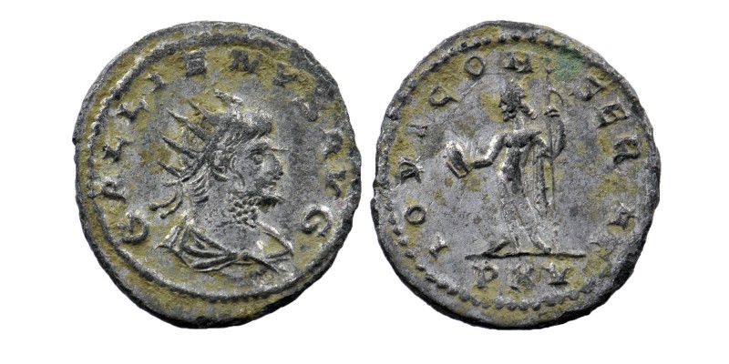Gallienus. A.D. 253-268. AE antoninianus
Radiate and cuirassed bust right 
Rev: ...