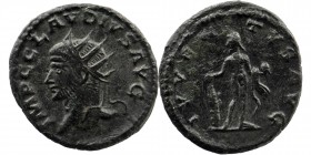 Claudius II Gothicus. AD 268-270. Antoninianus . 
Antioch mint. 3rd emission, circa early-mid AD 270. 
Radiate head left 
Rev: Hercules standing facin...