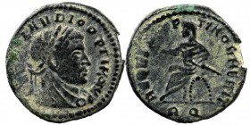 Divus Claudius II Gothicus. Died A.D. 270. AE Rome Nummus
laureate and veiled head right
Rev: emperor seated left in curule chair, raising right hand ...