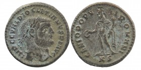 Diocletian AD 284-305 Ae Silvered Follis Kyzikos AE

9,65 gr. 27 mm