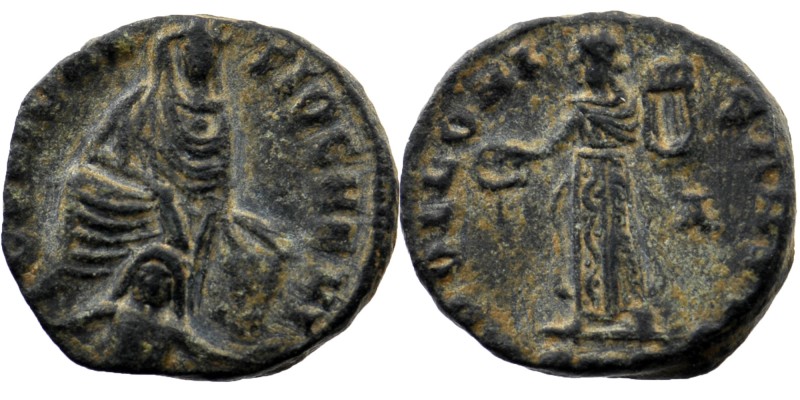 Anonymous, Reign of Maximinus II, 310 - 313 AD
AE 1/4 Follis, Antioch Mint
GENIO...