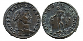 Constantius I, as Caesar, AE Follis Siscia, AD 295
9,68 gr. 27 mm