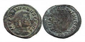 Maximianus, first reign, 286-305. Follis AE Carthage,
9,46 gr. 31 mm