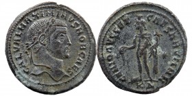 GALERIUS (Caesar, 293-305). Follis. Kyzikos. Silvered Follis AE
11,77 gr. 27 mm
